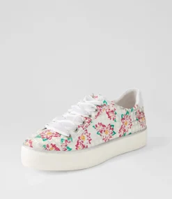 Finni Silver Fuchsia Multi Sneakers