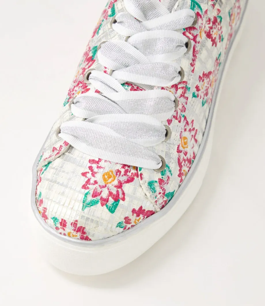 Finni Silver Fuchsia Multi Sneakers