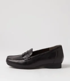 Finnit Xf Black Shine Leather Loafers