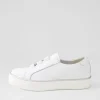 Fletary White Leather Sneakers