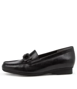 Flossys Xf Black Leather Loafers