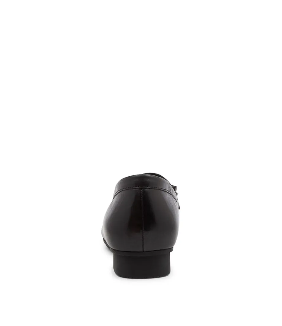 Flossys Xf Black Leather Loafers