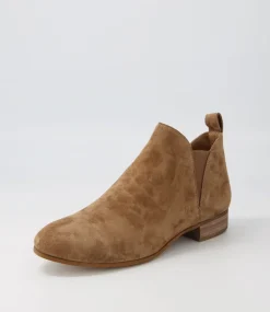 Foe Light Choc Suede Chelsea Boots
