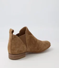 Foe Light Choc Suede Chelsea Boots