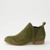 Foe Olive Suede Chelsea Boots