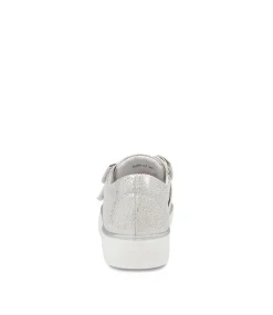 Folko Silver Leather Sneakers