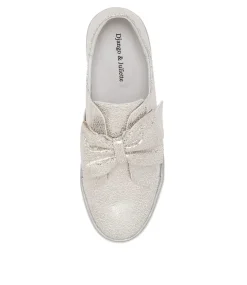 Folko Silver Leather Sneakers