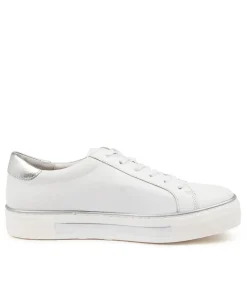 Fonno White-Silver Leathr