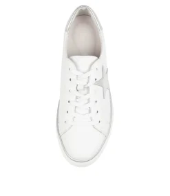 Fonno White-Silver Leathr