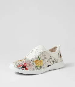 Fox Xf White Fields Leather Sneakers