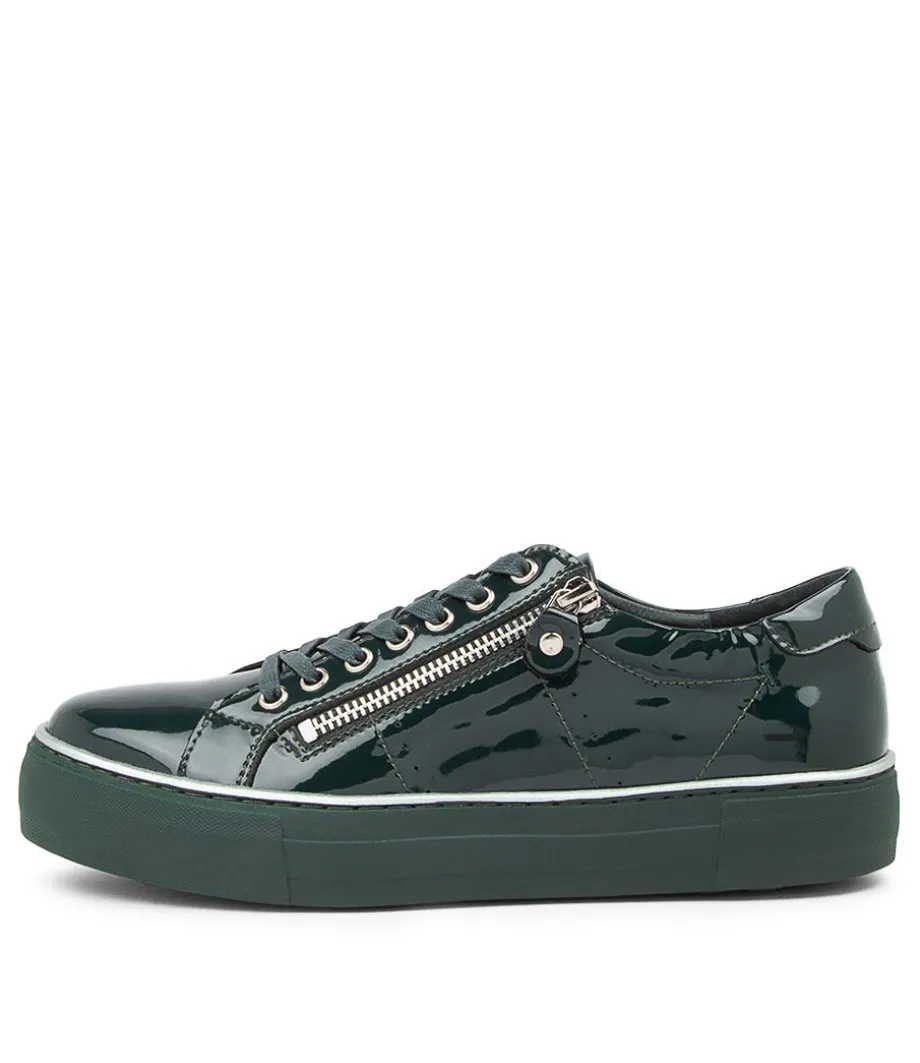Froggy Forest Patent Leather Sneakers F Sole