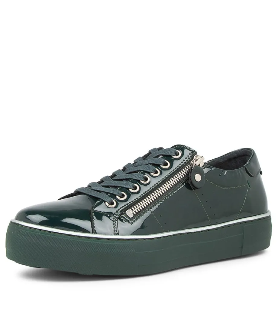 Froggy Forest Patent Leather Sneakers F Sole