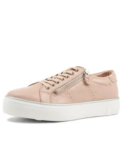 Froggy Nude Leather Sneakers