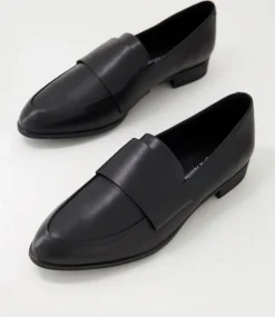 Gabrian Black Leather Loafers