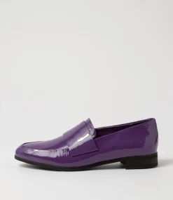 Gabrian Purple Patent Leather Loafers
