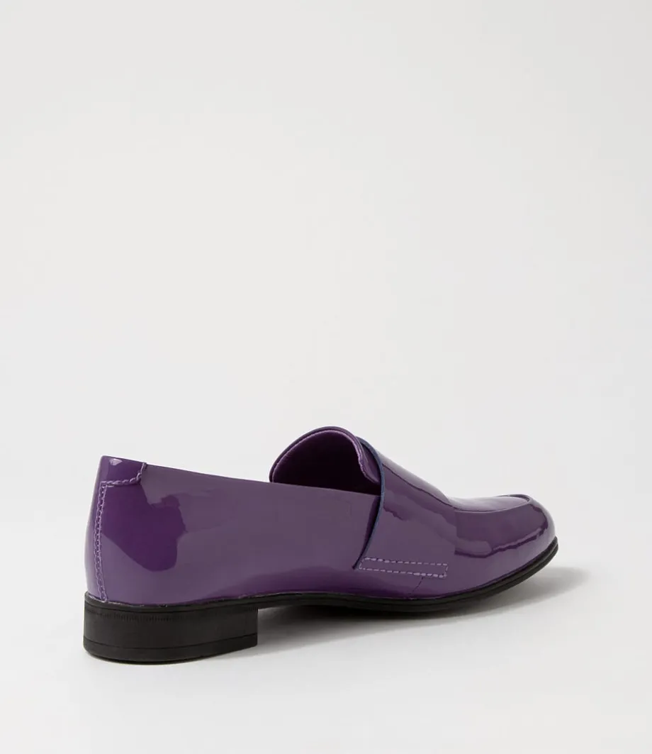 Gabrian Purple Patent Leather Loafers