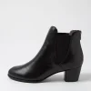 Gadore W Black Leather Chelsea Boots