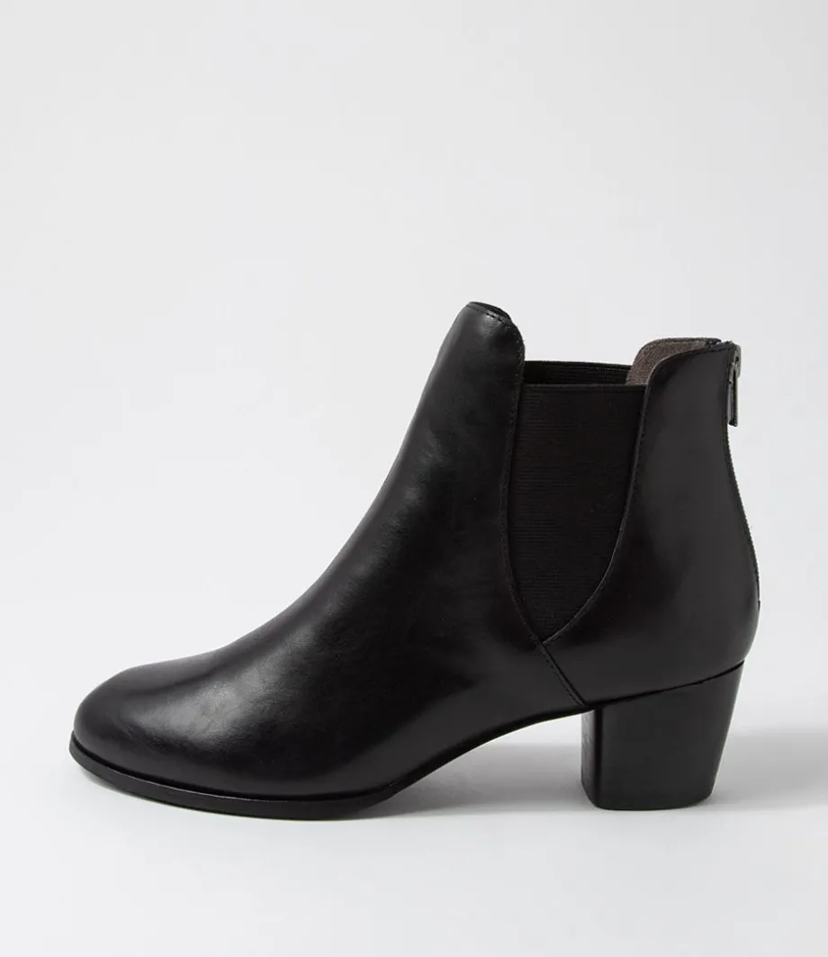 Gadore W Black Leather Chelsea Boots