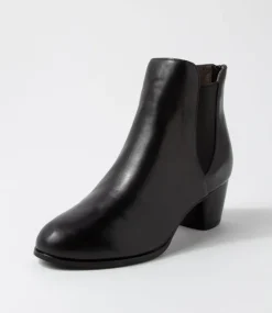 Gadore W Black Leather Chelsea Boots