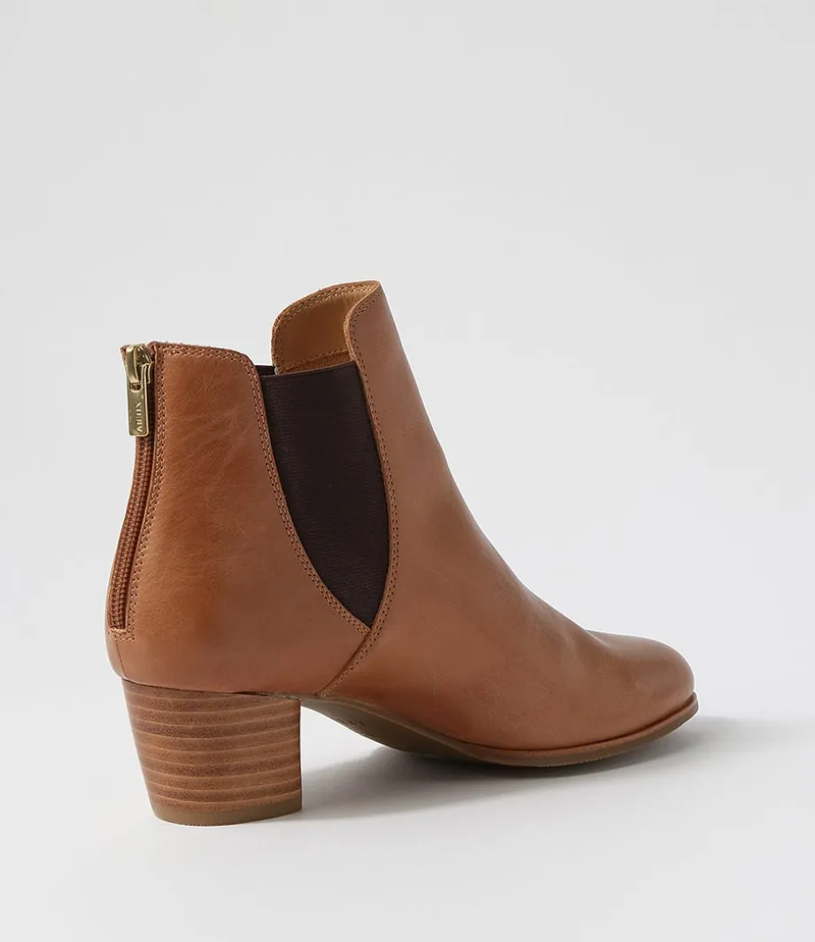 Gadore W Tan Leather Chelsea Boots