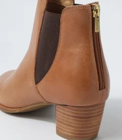 Gadore W Tan Leather Chelsea Boots