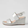 Gaga Silver Rope Leather Sandals