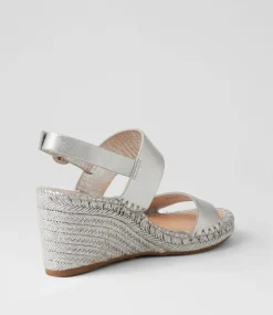 Gaga Silver Rope Leather Sandals