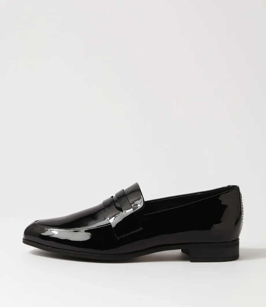 Gebeze Black Patent Leather Loafers