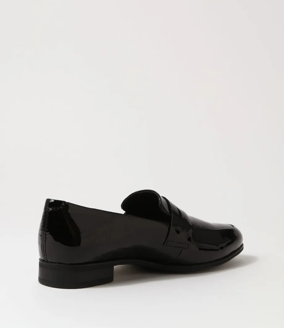 Gebeze Black Patent Leather Loafers