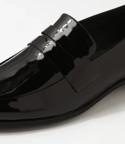 Gebeze Black Patent Leather Loafers