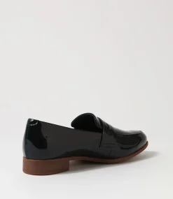 Gebeze Navy Patent Leather Loafers