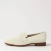 Gebeze Vanilla Stripe Leather Loafers