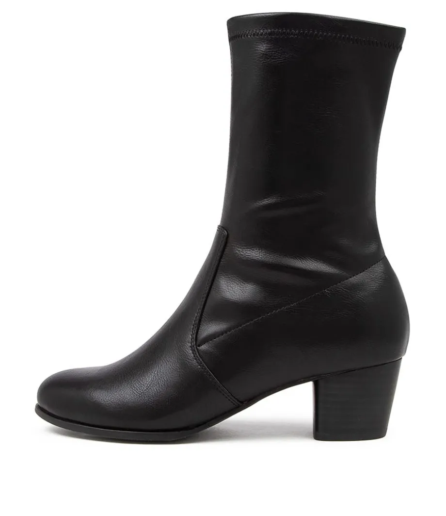 Genevey W Black Ankle Boots Bh