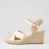 Ghosta Orange Yellow Splash Leather Espadrilles