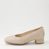 Graz 38 Sand Leather Heels