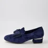 Grenada Navy Suede Jewels Heels