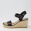 Grogor Black Patent Leather Sandals