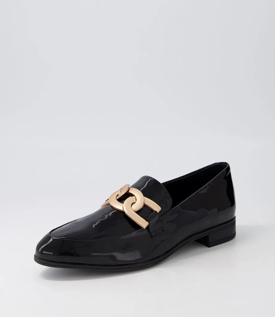 Gumper Black Patent Leather Loafers