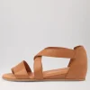 Haan Dark Tan Leather Sandals