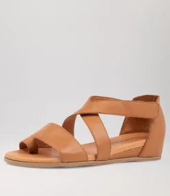 Haan Dark Tan Leather Sandals
