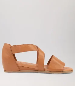 Haan Dark Tan Leather Sandals