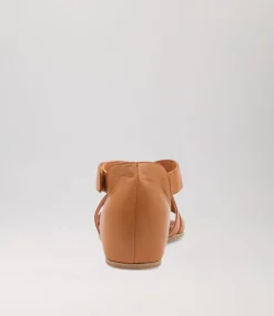 Haan Dark Tan Leather Sandals