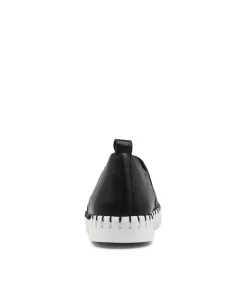 Habiki Black Leather Sneakers Ws