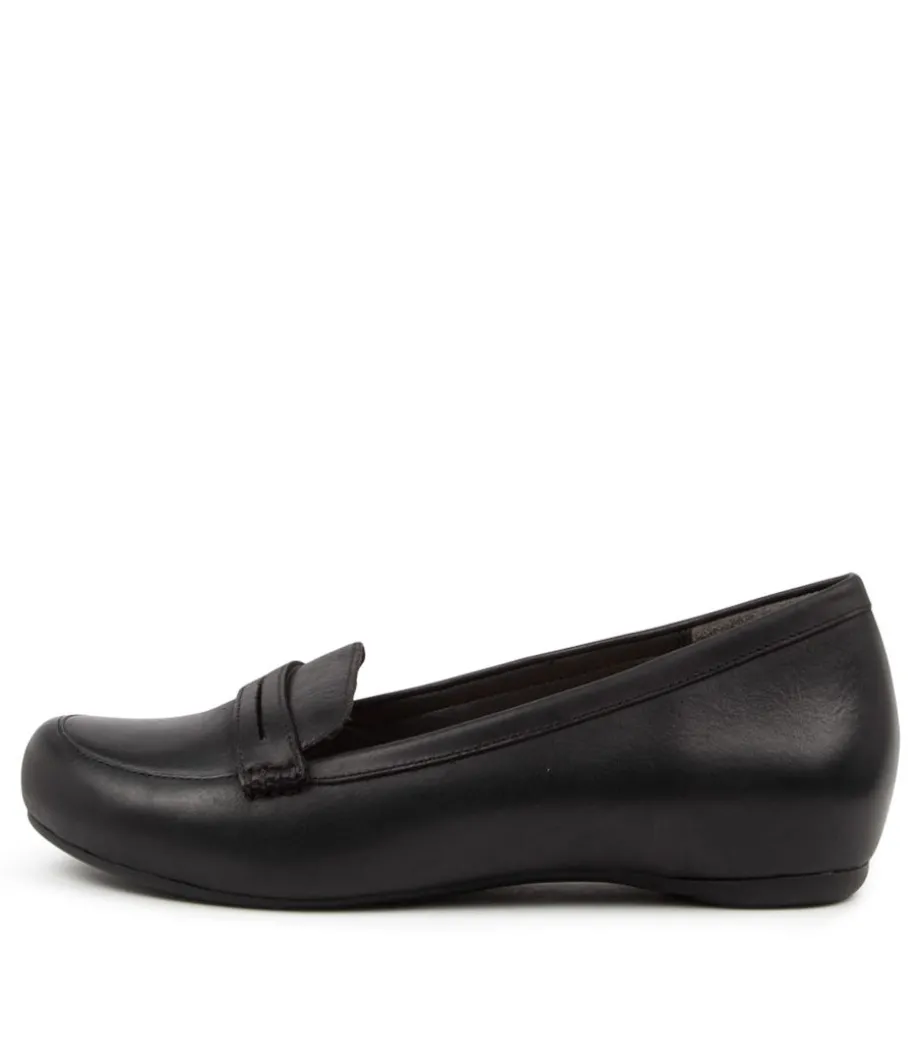 Hadi W Black Leather