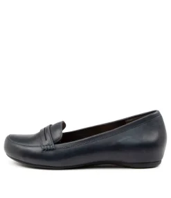 Hadi W Navy Leather