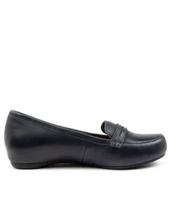 Hadi W Navy Leather