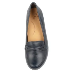 Hadi W Navy Leather