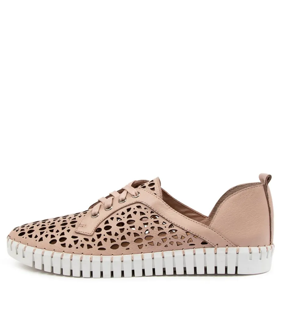 Haifa Dj Dusty Pink White Sole Leather
