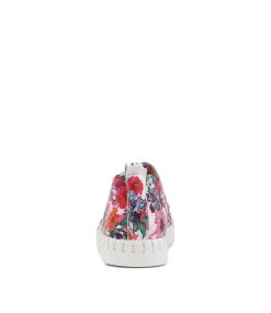 Haifa Poppy Print Leather Sneakers Ws