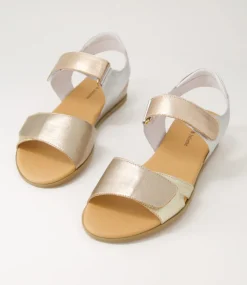 Halima Champagne Gold Multi Sandals